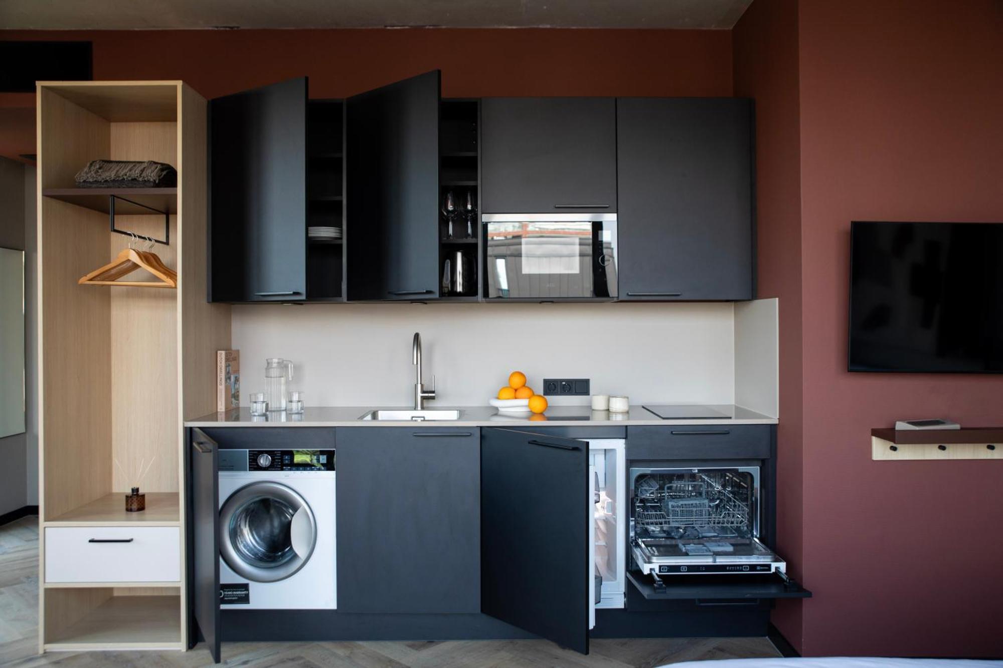 Spacious Studio Kitchen