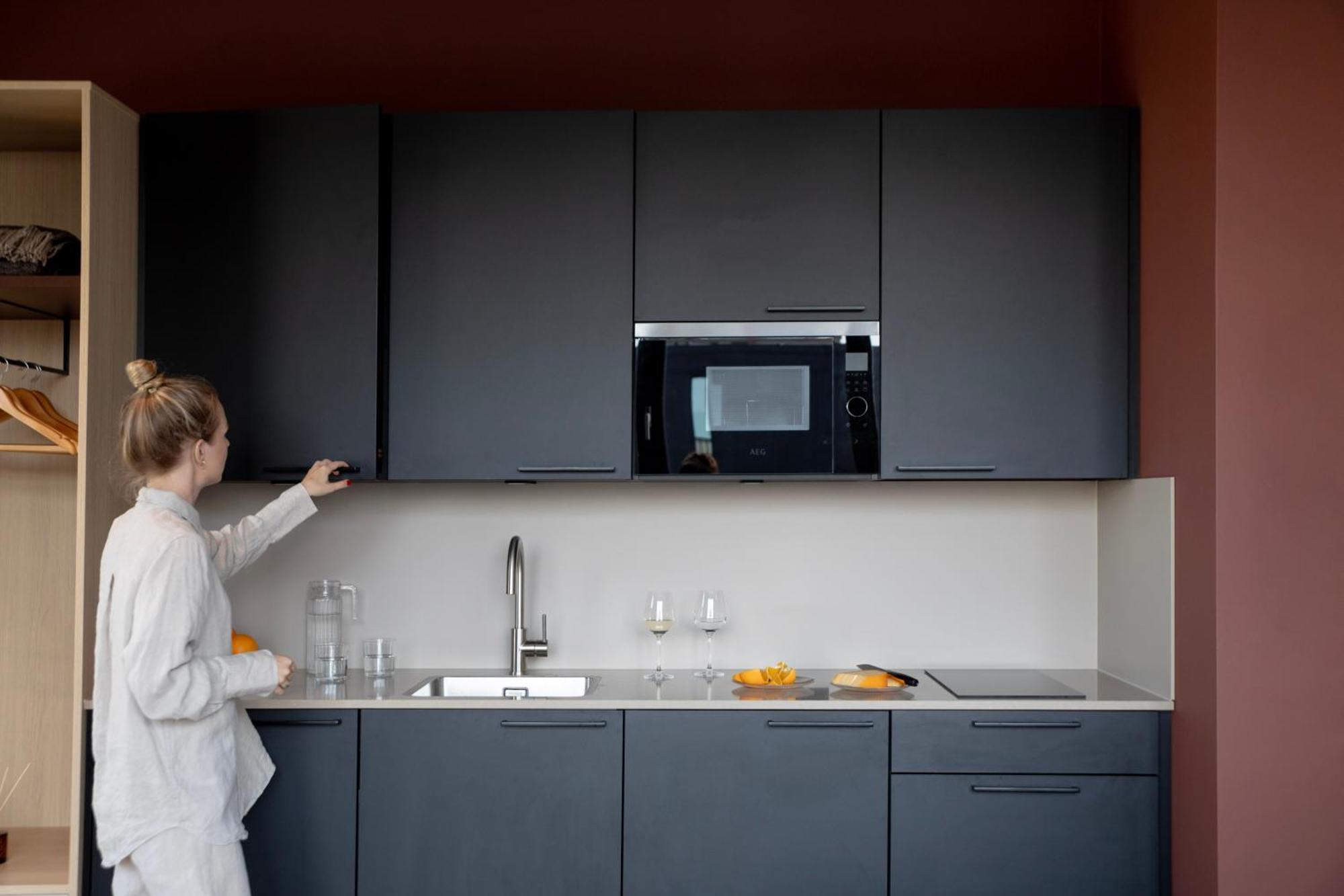 Spacious Studio Kitchen
