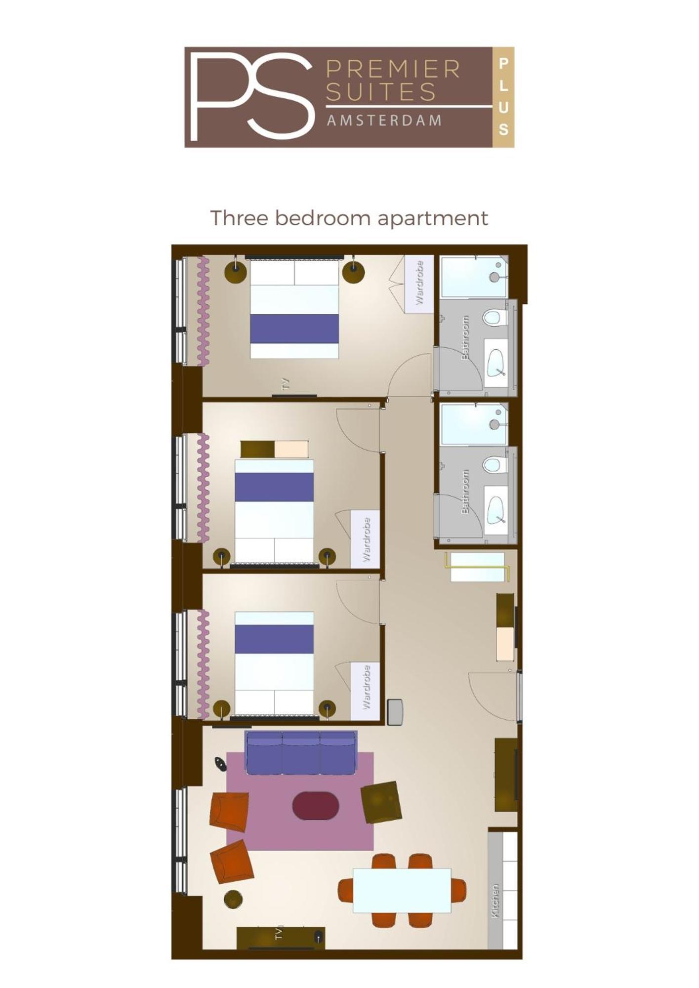 Three-Bedroom Apartment