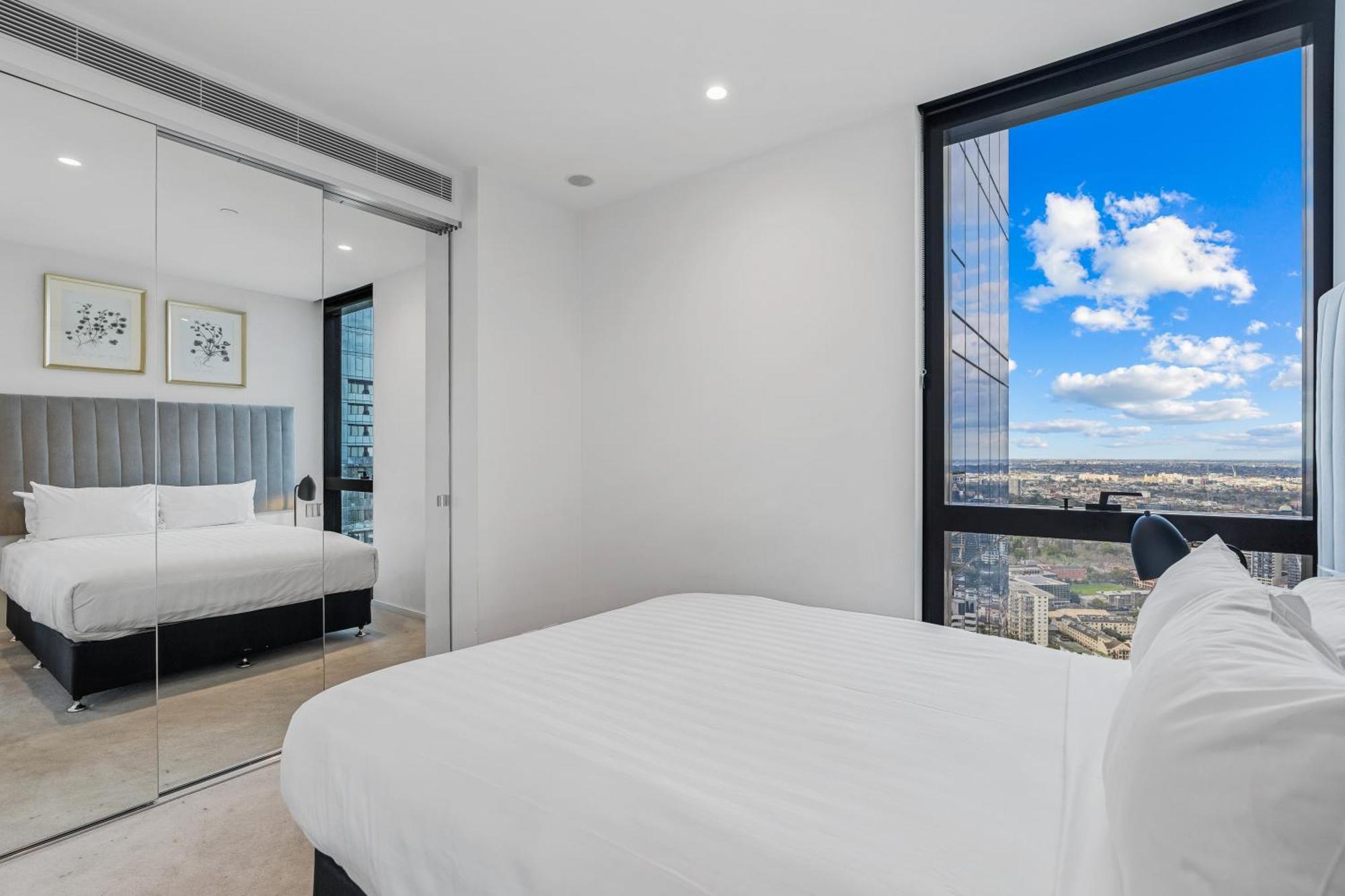 Two-Bedroom One Bathroom Sky High Apartment